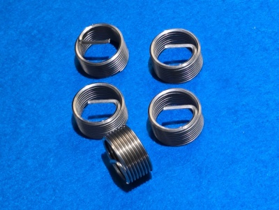 17) 1/2 BSP helicoil type thread repair insert 14tpi x 1.5D length (Pack of 5)  IBSP012014-1.5D