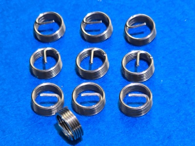 07) 1/4 BSP helicoil type thread repair insert 19tpi x 1.5D length (Pack of 10)  IBSP014019-1.5D