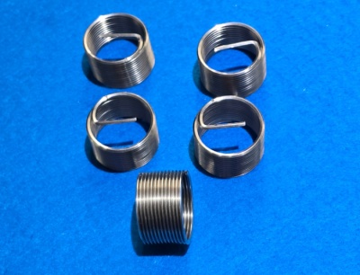 27) 3/4 BSP helicoil type thread repair insert 14tpi x 1.5D length (Pack of 5)  IBSP034014-1.5D