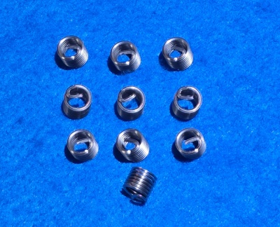 02) 0 BA Helicoil Type Thread Repair Insert 1.5D in length (Pack of 10) - IBA00-1.5D