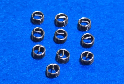 06) 1/4 BSF Helicoil  Type Thread Repair Insert 26 tpi 1D in length (pack of 10)  IBSF014026 - 1D