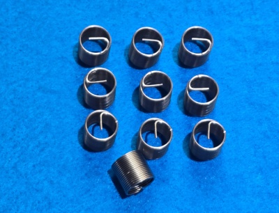 15) 1/2 Cycle helicoil type thread repair insert 26tpi x 2D length (Pack of 10)  ICEI12026-2D