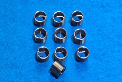 12) 7/16 Cycle helicoil type thread repair insert 26tpi x 2D length (Pack of 10)  ICEI71626-2D