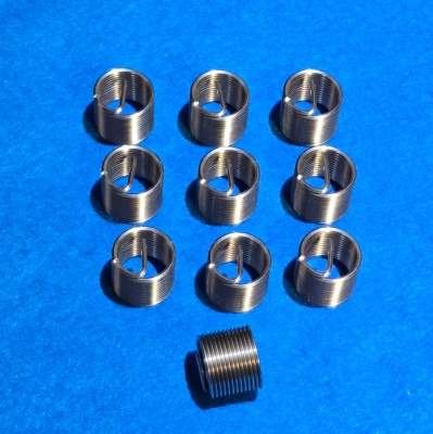 06) 14 Spark Plug Helicoil  Type Thread Repair Insert 1.25mm pitch  3/4'' reach (pack of 10)  ISPL1401.25 - 3/4''