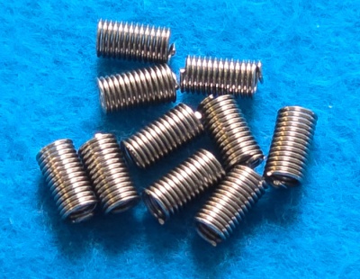 10) #6 UNF Helicoil  Type Thread Repair Insert 40 tpi 3D in length (pack of 10)  IUNF0#6040 - 3D