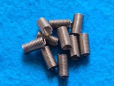 15) #8 UNF Helicoil  Type Thread Repair Insert 36 tpi 3D in length (pack of 10)  IUNF0#8036 - 3D