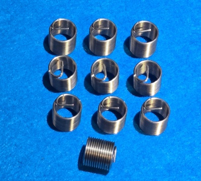 42) 1/2 UNF Helicoil  Type Thread Repair Insert 20 tpi 1.5D in length (pack of 10)  IUNF012020 - 1.5D