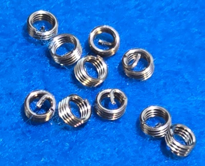 06) #6 UNF Helicoil  Type Thread Repair Insert 40 tpi 1D in length (pack of 10)  IUNF0#6040 - 1D