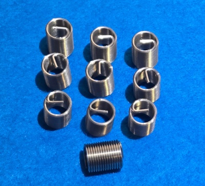 38) 7/16 UNF Helicoil  Type Thread Repair Insert 20 tpi 2D in length (pack of 10)  IUNF716020 - 2D