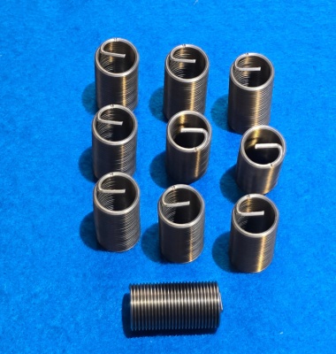 40) 7/16 UNF Helicoil  Type Thread Repair Insert 20 tpi 3D in length (pack of 10)  IUNF716020 - 3D