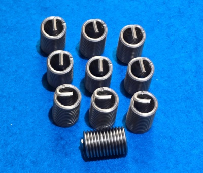 49) 1/2 UNC Helicoil  Type Thread Repair Insert 13 tpi 2.5D in length (pack of 10)  IUNC012013 - 2.5D