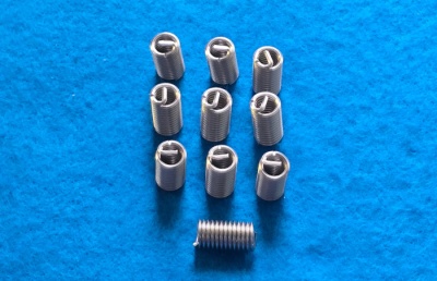 15) 1/4 BSW Helicoil  Type Thread Repair Insert 20 tpi 3D in length (pack of 10)  IBSW014020 - 3D