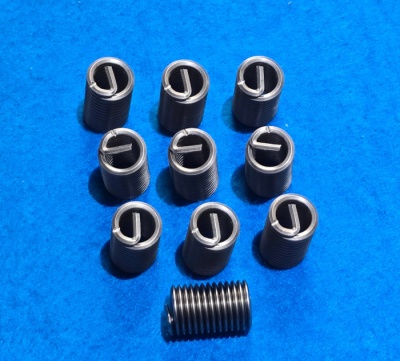 44) 7/16 UNC Helicoil  Type Thread Repair Insert 14 tpi 2.5D in length (pack of 10)  IUNC716014 - 2.5D