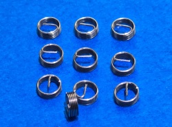 03) 1/8 BSP helicoil type thread repair insert 28tpi x 2D length (Pack of 10)  IBSP018028-2D