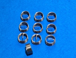 12) 3/8 BSP helicoil type thread repair insert 19tpi x 1.5D length (Pack of 10)  IBSP038019-1.5D