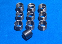 14) 3/8 BSP helicoil type thread repair insert 19tpi x 2.5D length (Pack of 10)  IBSP038019-2.5D