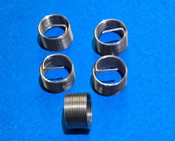 22) 5/8 BSP helicoil type thread repair insert 14tpi x 1.5D length (Pack of 5)  IBSP058014-1.5D