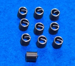 08) 1/4 BSF Helicoil  Type Thread Repair Insert 26 tpi 2D in length (pack of 10)  IBSF014026 - 2D