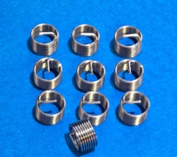 41) 1/2 UNF Helicoil  Type Thread Repair Insert 20 tpi 1D in length (pack of 10)  IUNF012020 - 1D