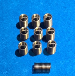 34) 3/8 UNF Helicoil  Type Thread Repair Insert 24 tpi 2.5D in length (pack of 10)  IUNF038024 - 2.5D