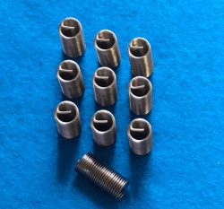 35) 3/8 UNF Helicoil  Type Thread Repair Insert 24 tpi 3D in length (pack of 10)  IUNF038024 - 3D