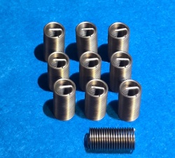 39) 7/16 UNF Helicoil  Type Thread Repair Insert 20 tpi 2.5D in length (pack of 10)  IUNF716020 - 2.5D