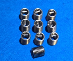 48) 1/2 UNC Helicoil  Type Thread Repair Insert 13 tpi 2D in length (pack of 10)  IUNC012013 - 2D