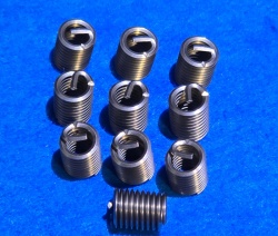 33) 5/16 UNC Helicoil  Type Thread Repair Insert 18 tpi 2D in length (pack of 10)  IUNC516018 - 2D