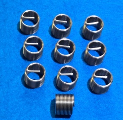 04) 12 Spark Plug Helicoil  Type Thread Repair Insert 1.25mm pitch  3/4'' reach (pack of 10)  ISPL1201.25 - 3/4''